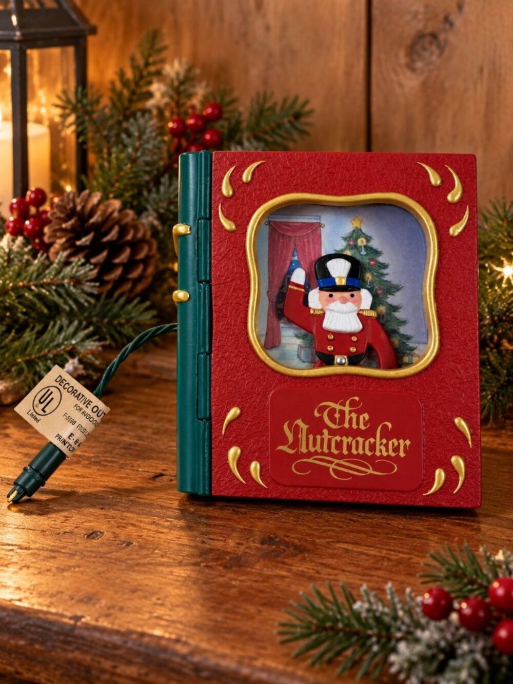 Hallmark 1992 The Nutcracker Dancing Nutcracker Magic Light & Motion Ornament